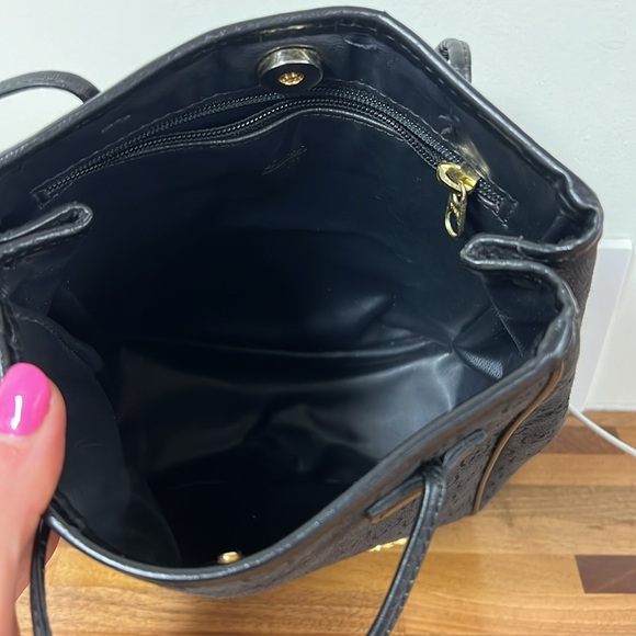 Vintage Gucci Monogram Handbag Black - Picture 8 of 11